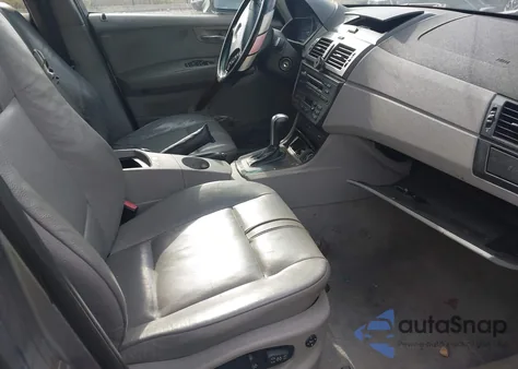 2006 BMW X3 3.0I z USA, uszkodzony, nr VIN WBXPA93476WD27683